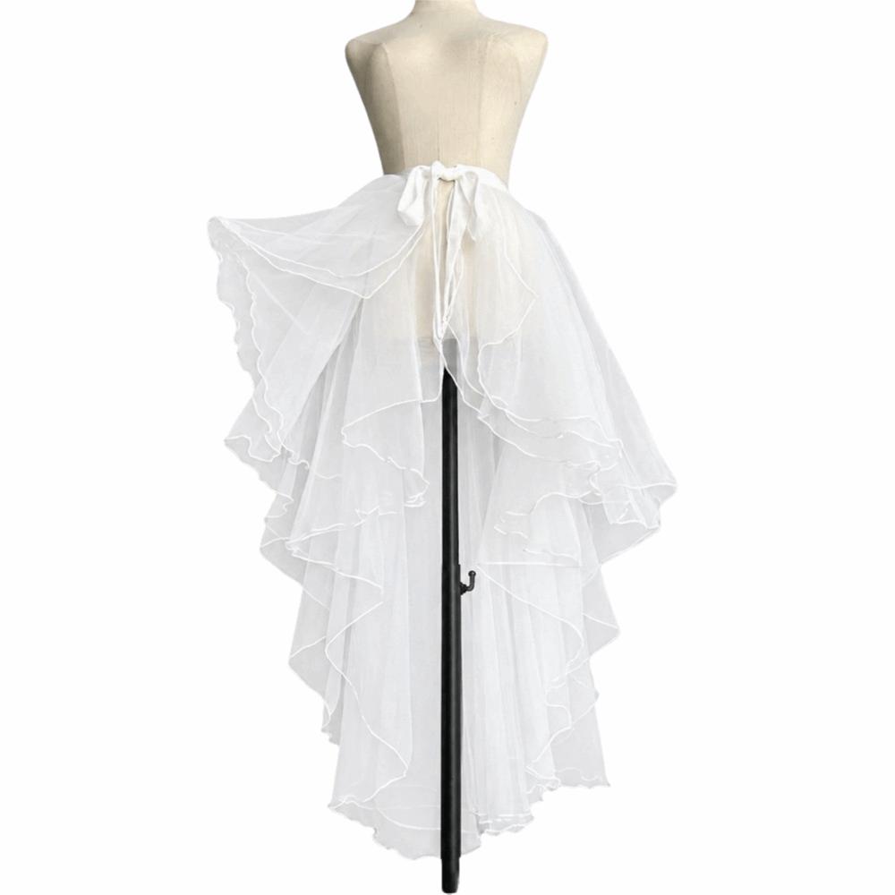 Front Short Back Long Three-tiered Crinoline Lightweight Y2k Lolita Underskirt Party