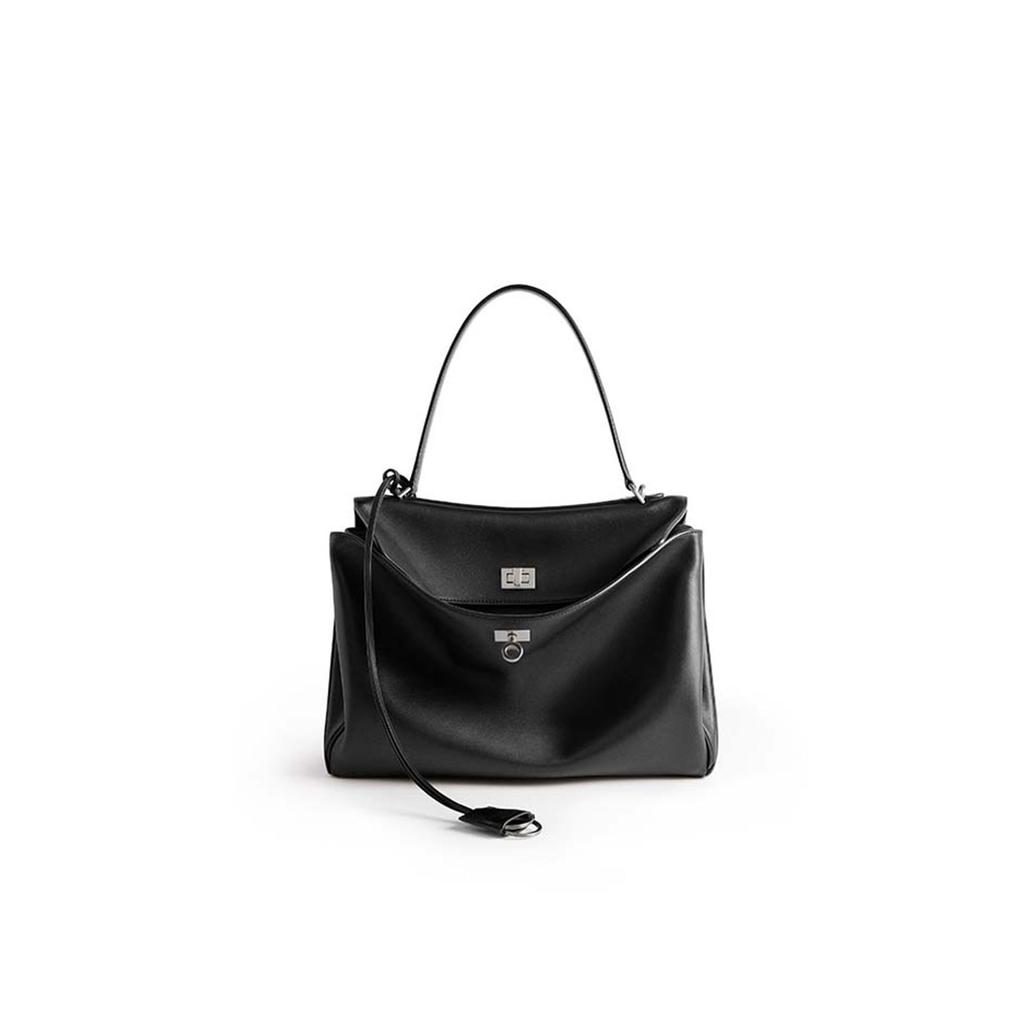 Borse Tote da Donna Borsa a Mano Portafoglio in Stile Vintage Moto Biker Decorazione con Lucchetto Pendente Pendente Spalla a Tracolla per Pendolari