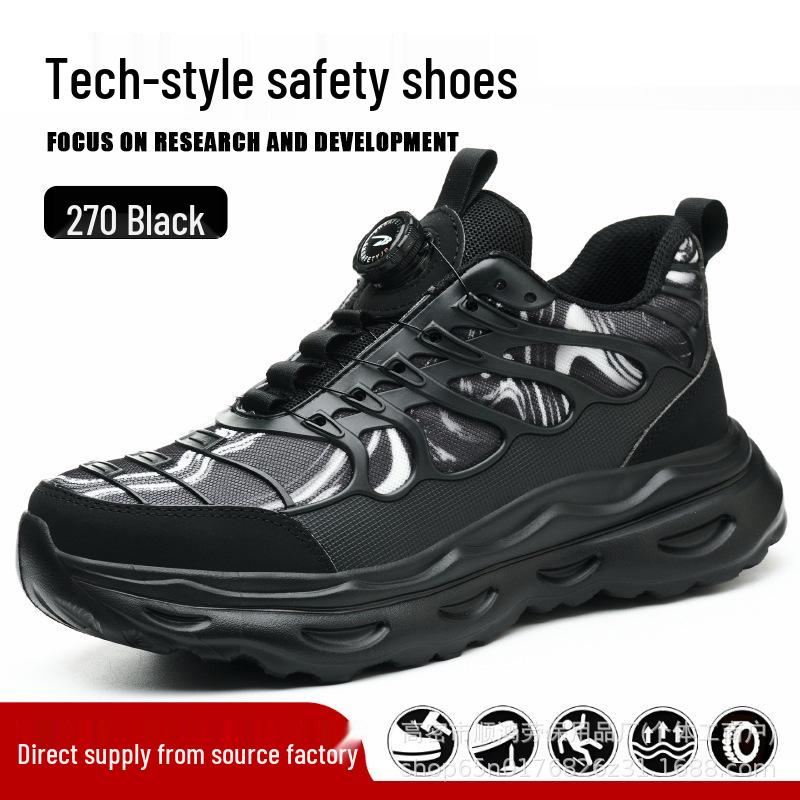 Cross-Border Anti-Smash, Anti-Puncture Safety Shoes - Durable, Slip-Resistant & Lightweight Work Shoes for Comfortable Long Wear