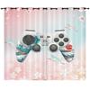 Curtain Mobile Game Girl Pink Curtain Digital Printing Blackout Curtain Punching