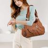 Folded tote bag women's large capacity shoulder messenger bag