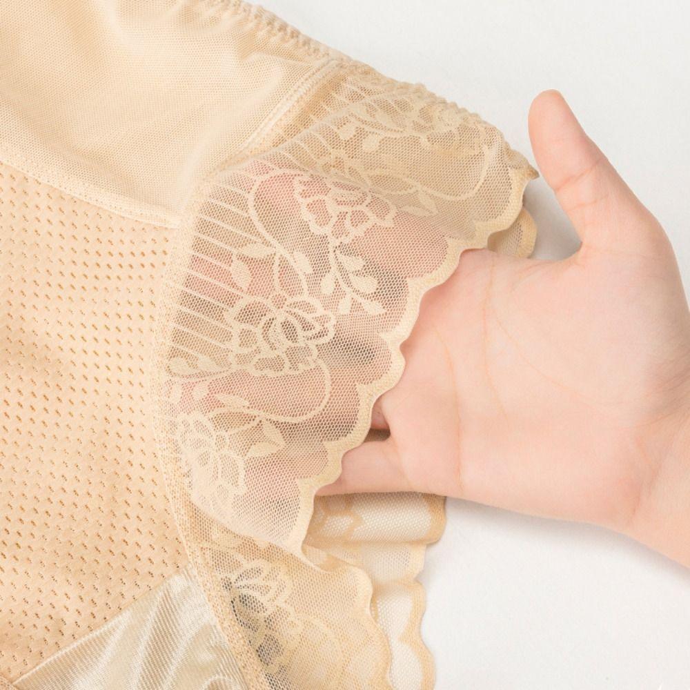 High Waist Postpartum Panties Transparent Slim Seamless Underwear Hip Lift Shaper Tightening