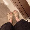 Retro platform slippers women's summer new outer wear fashionable versatile one-word sand sandals women