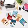 Sticker Birthday Cards Greeting Santas Cards Holiday Greeting Cards for Birthday
