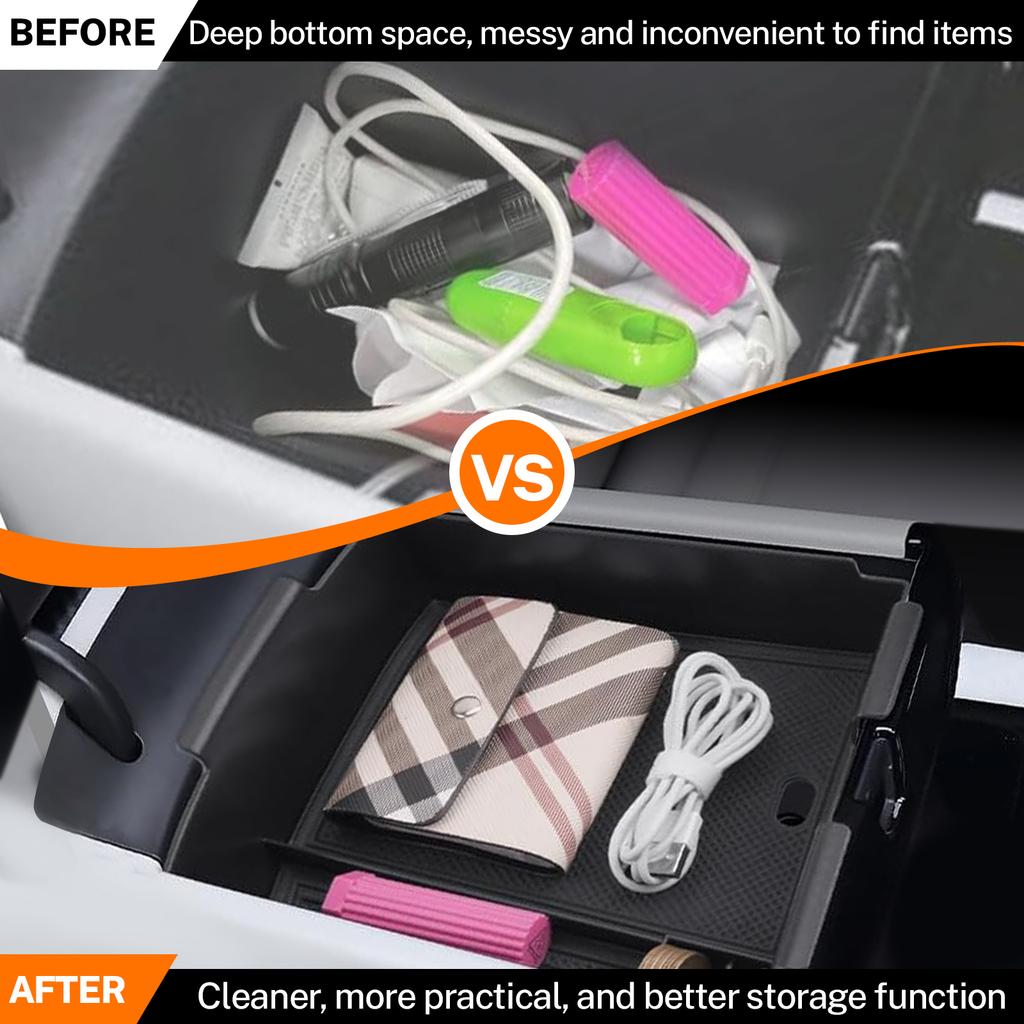 For Hyundai Tucson NX4 Facelift 2025 2026 Armrest Storage Box Center Console Organizer Container Pallet Holder Tray Accessories