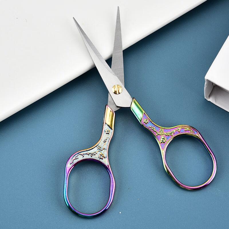 

Oeny Vintage Plum Blossom Embroidery & Tea Scissors - 4-Pack