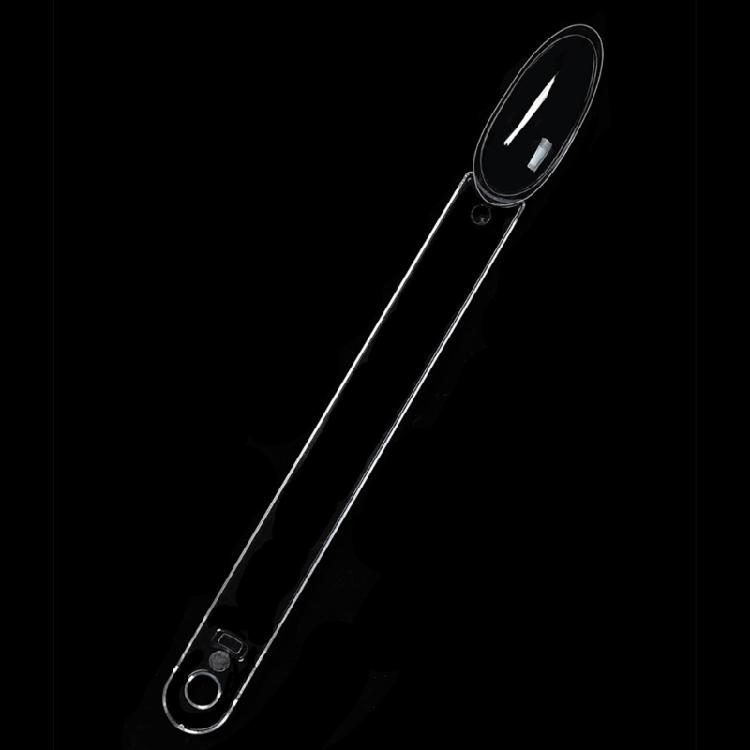 50 Stück Klare Fächerförmige Nagel-Display-Sticks Nagelkunst-Zubehör für Effizientes Gel-Nagellack-Farbtesten und Üben