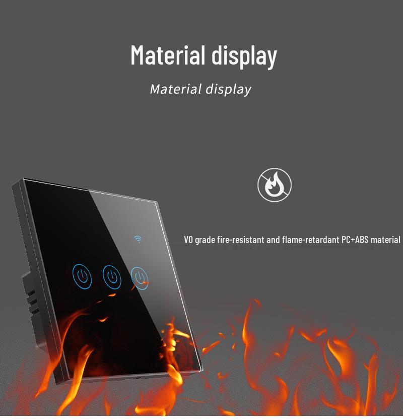 Tuya EU WiFi Smart Wall Switch with Touch & Alexa Voice Control