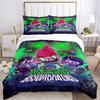 Monster Party Bedding 3 Piece Set HD Print Duvet Cover Pillowcases for Teens Adult Bedroom Decoration Christmas Gift