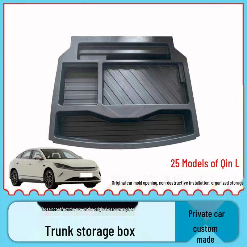 Compatible with 24/25 models BYD Qin DMI Trunk Organizer Box