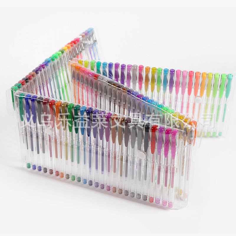 48-teiliges langlebiges mehrfarbiges Gel-Stifte Set mit 100 Aquarellfarben