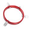 Telescope Guiding Scope Ring with M6 Screw 1 4 Inch Screw Red Aluminum Alloy Six Point Guiding Scope Hoop for 80‑100mm