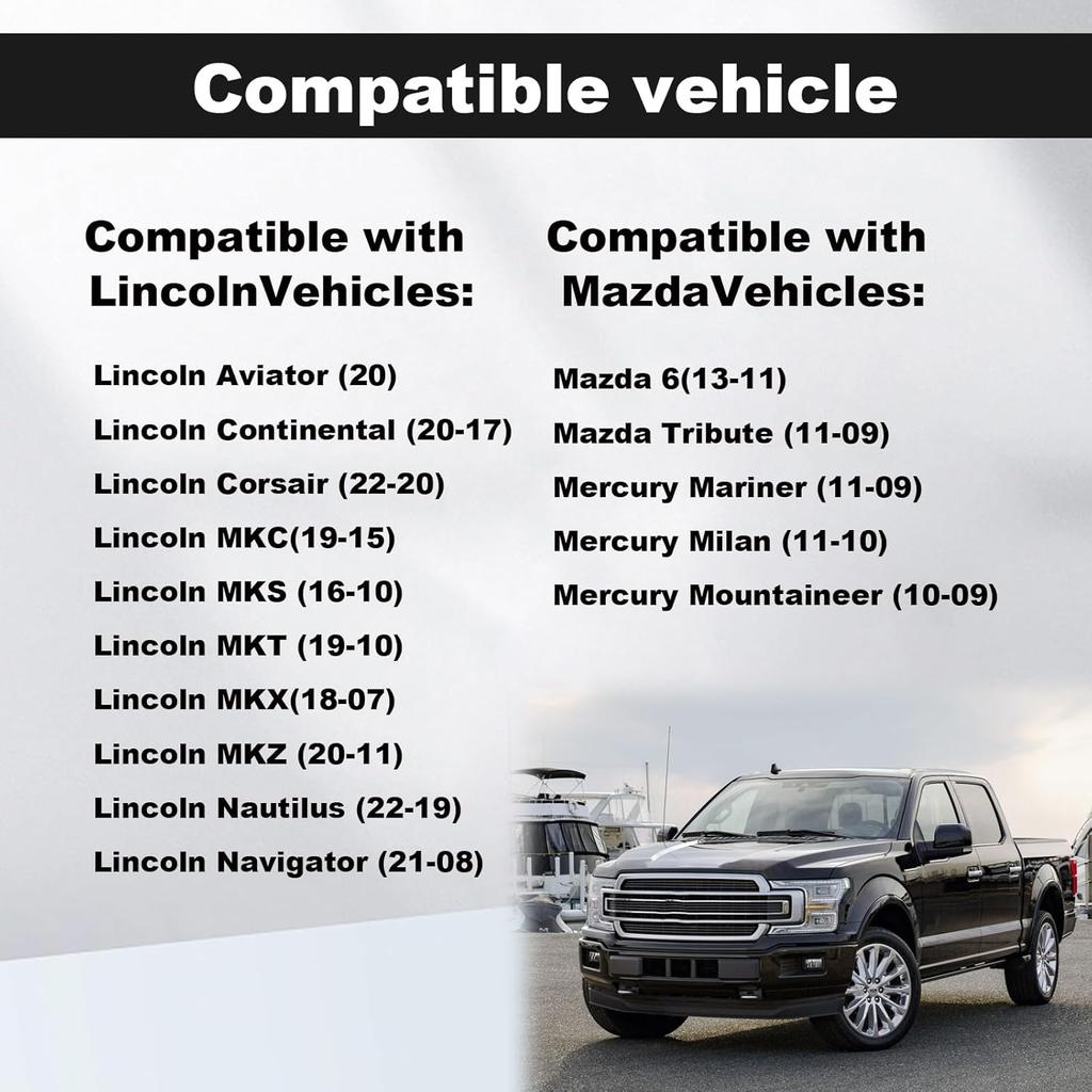 Brake Stop Light Switch 4Pins Compatible with Compatible with Ford F-150 F-250 F-350 Focus/Mazda 2 3 5 6 / Lincoln MKC MKT OEM:4838697 /