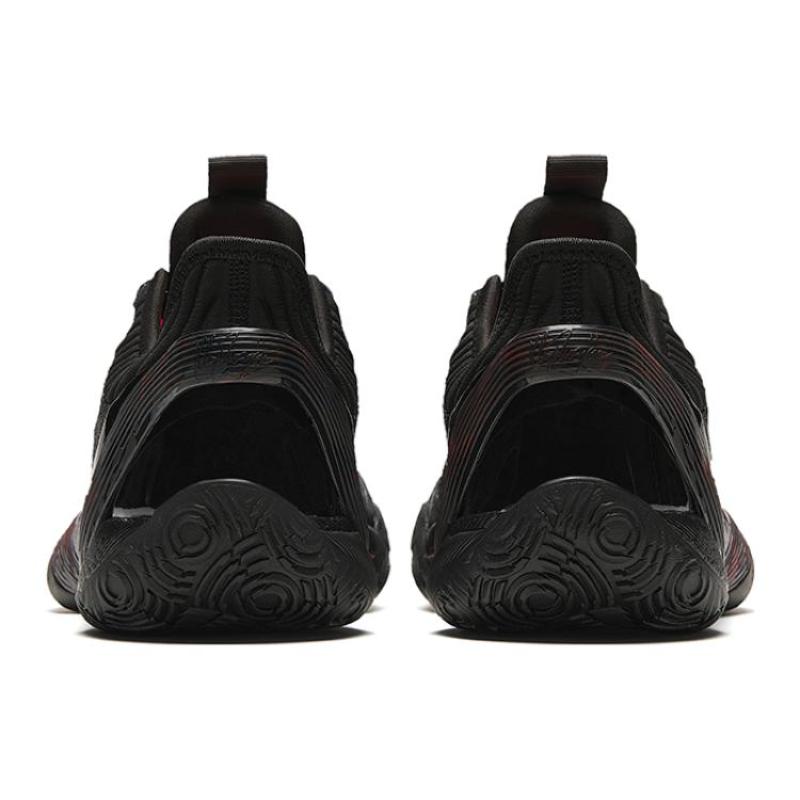 Anta Three point Rain1.0 Hidden Flame, Ice And Fire Cushioning And Breathable Low top Basketball Shoes Men's Black Sneakers 912341102-1