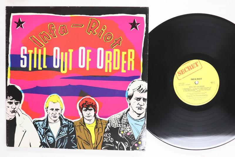 

LP Record INFARIOT Still Out Of Order SEC7 SECRET 1982 UK Rock Used
