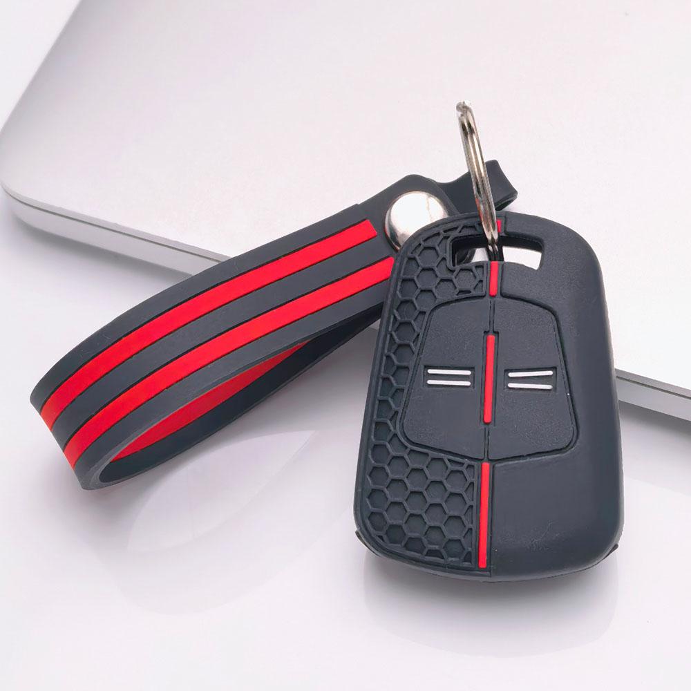 Copri Chiave per Opel Astra Corsa Insignia Mokka Zafira Vectra Signum Meriva Protezione Anti-Graffio Antiurto Texture Morbida