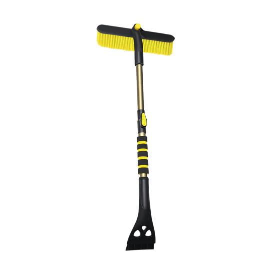 Extendable Car Snow Brush Ice Scraper Heavy-duty Snow Shovel with EVA Grip Snow Removal Tool for Windshield