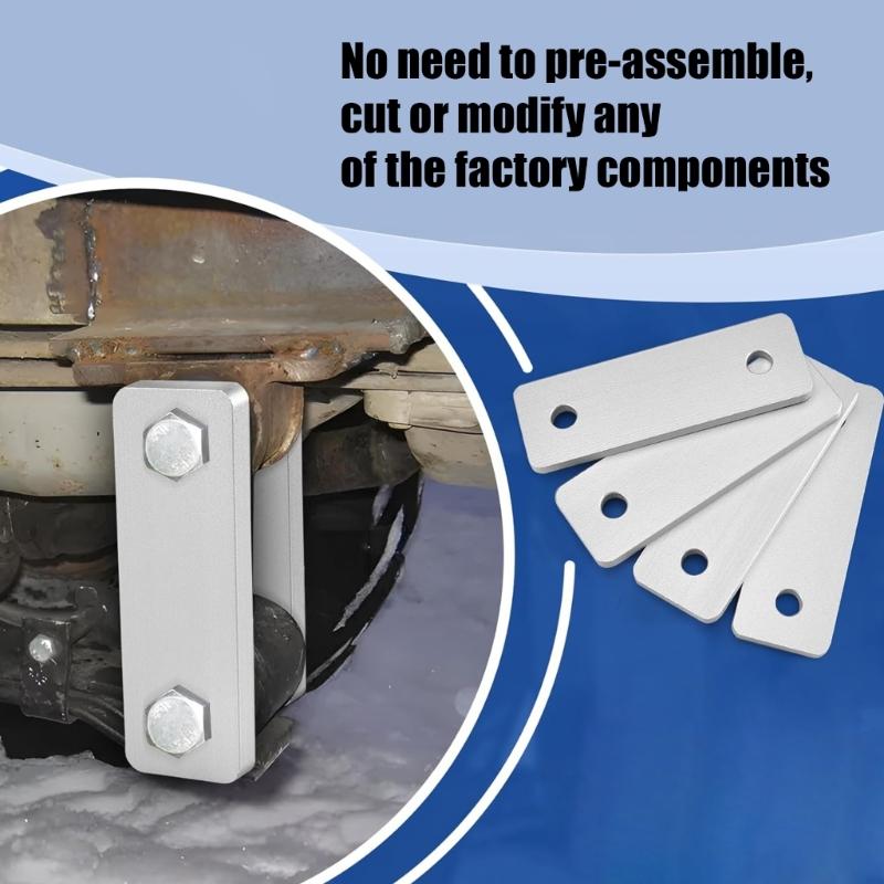 Golf Cart Rear Lift Set 1 Inch Height Increase For Enhanced Ground Clearance Off Road Performances Aluminum Contruction