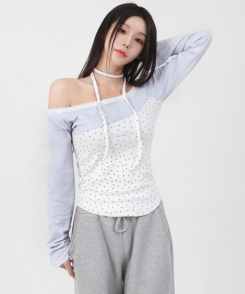 CATTLINE Lace Mini Star T-Shirt White