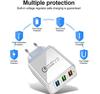 PD36W QC3.0 Mini 3 Ports Quick Charger Adapter US/EU/UK Plug for Home/Office