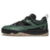 Li Ning CF Tracing Collection Y3 SS Antidérapant Amorti Bas Skateboard Chaussures Homme Noir Vert AGLU063-2