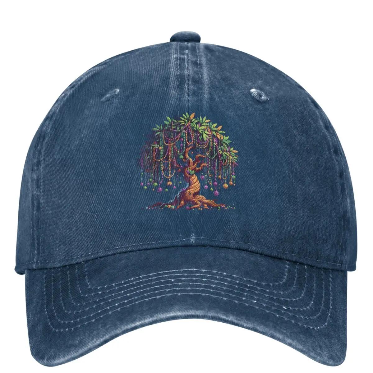 

Mardi Gras Tree Beads Fat Tuesday Carnival Baseball Cap Outdoor Sport y2k Trucker Hat Unisex Adult Vintage Sun Visors Baseball Caps One size