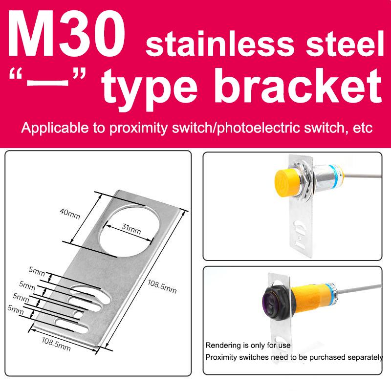 M8M12M18M30  1 tvarovaný L-tvarovaný Montážní Pevný Základní Držák Pro Bezkontaktní Spínač Fotoelektrický Spínač Senzor