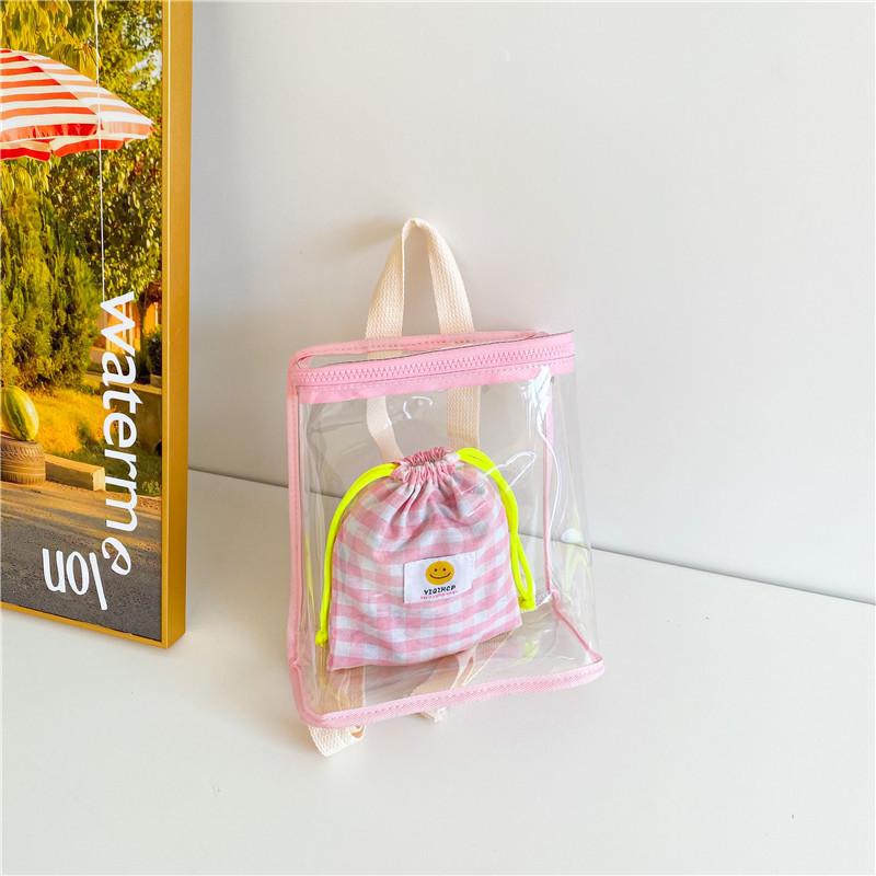 Charming Jelly Backpack For Kids With Breathable Durable Design Perfect For School And Outdoor Adventures Available In Soft Colors
