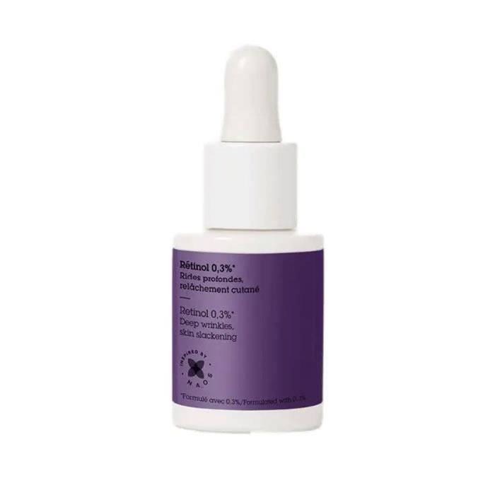 Actif Pur - GENERIQUE - Rétinol 0.3% - 15ml - Anti-rides - Hypoallergénique