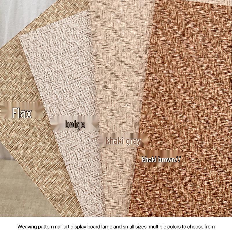 Woven Texture Nail Art Display Board - Large & Small Sizes, Wearable Nails, Live Stream Photo Props