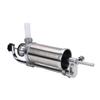 Manual Sausage Stuffer Maker Stainless Steel Vertical Homemade Sausage Filling Machine with 4 Stuffing Tubes for Home