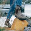Luxury Retro Leather Shoes Men Chelsea Boots Casual Comfortable Unisex Ankle Boots British Style Men's Work Boots Big Size 35-46