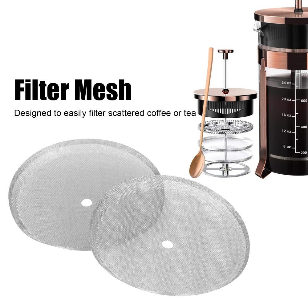 10er Set 80 Mesh Edelstahlfilter 150 Mesh Wiederverwendbarer Kaffeefilter Kaffeezubereitung