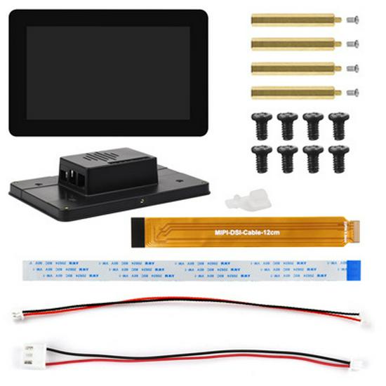 Raspberry Pi 7" DSIMIPI LCD Display 720x1280 with ESP32-P4 Compatibility