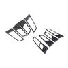 For Hyundai Tucson 2015 2016 2017 2018  Accessories Car ABS Interior 4pcs Carbon Fiber Texture Door Bowl Frame Trim