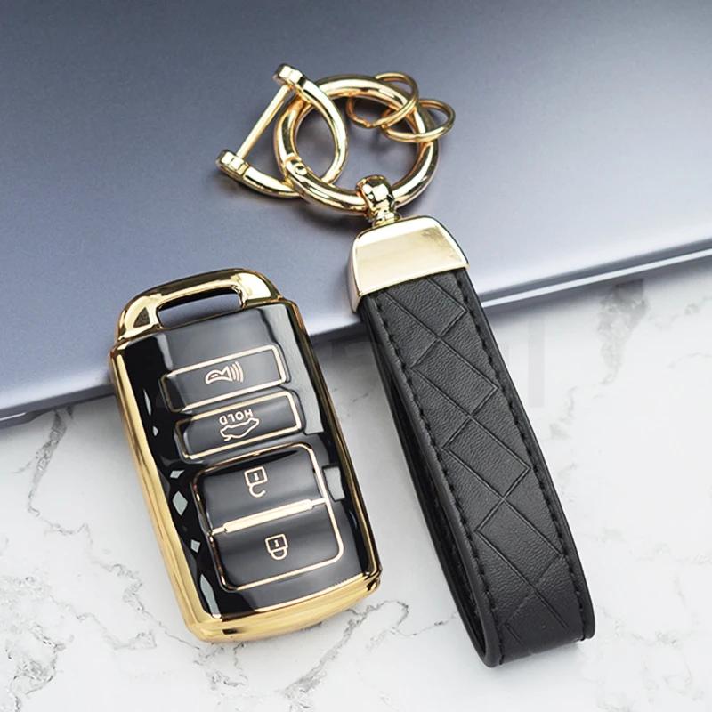 4 Buttons Tpu Auto Car Key Case Cover For Kia Cadenza K9 K7 K-04 Sorento K900 And New K7 Shell Fob Holder Protector