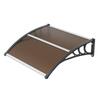 Window Door Awning Canopy 40" X 40", UPF 50+ Polycarbonate Entry Door Outdoor Window Awning Exterior, Front Door Overhang Awning for Sun Shutter, UV,