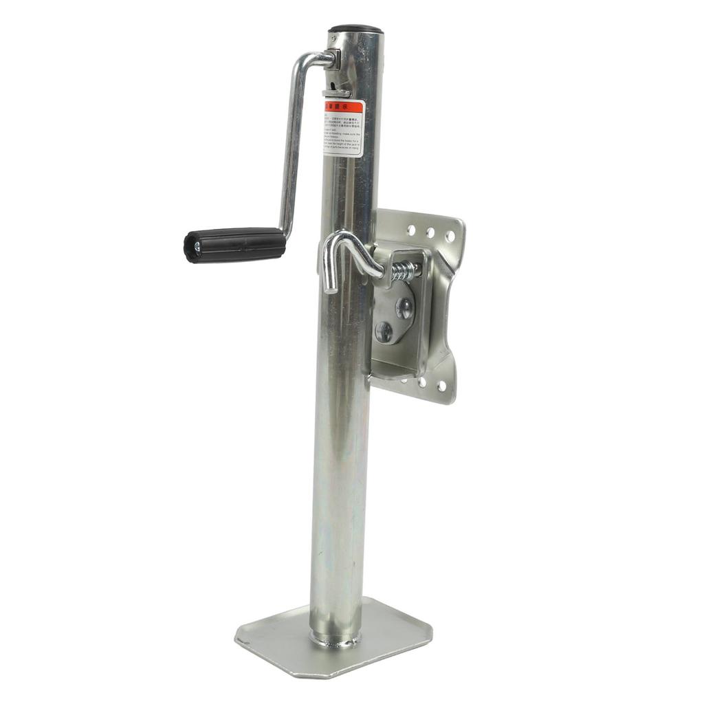 1200lbs Adjustable Trailer Jack with Wheel Side Rotation Handle Swivel Trailer Tongue Jack for ATV UTV Yacht Trailers