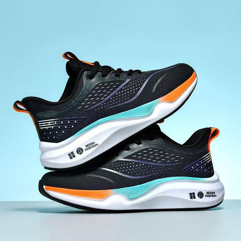 

Men s shoes trendy new men s running shoes outdoor casual sports shoes fashion mesh breathable shoes 39 чёрный