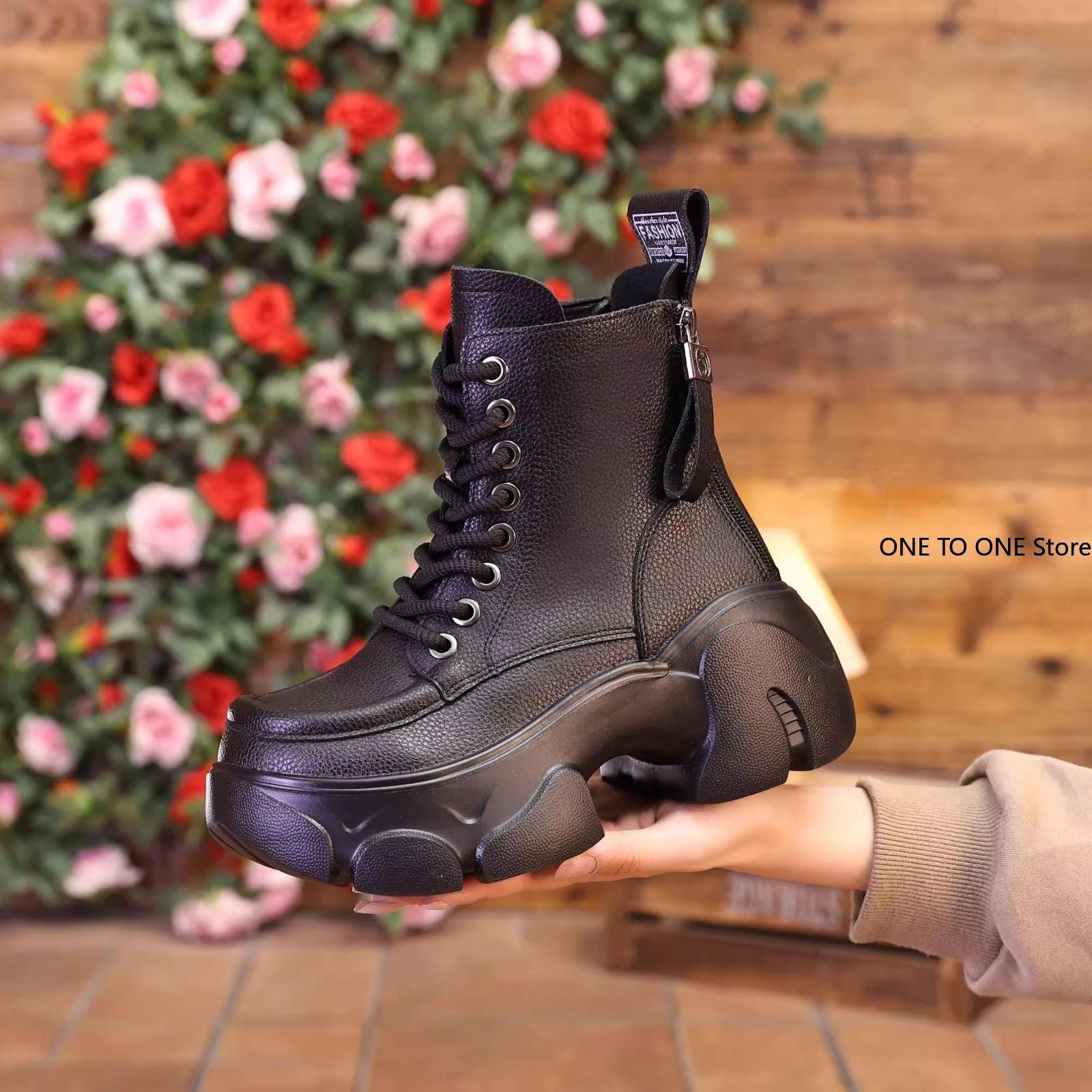 Распродажа женской обуви. Высококачественные женские ботинки на шнуровке. Зимние ботинки — фото 6