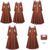 Italian Renaissance Female Dress With Stretch Fabric For Cosplay And Stage Use
