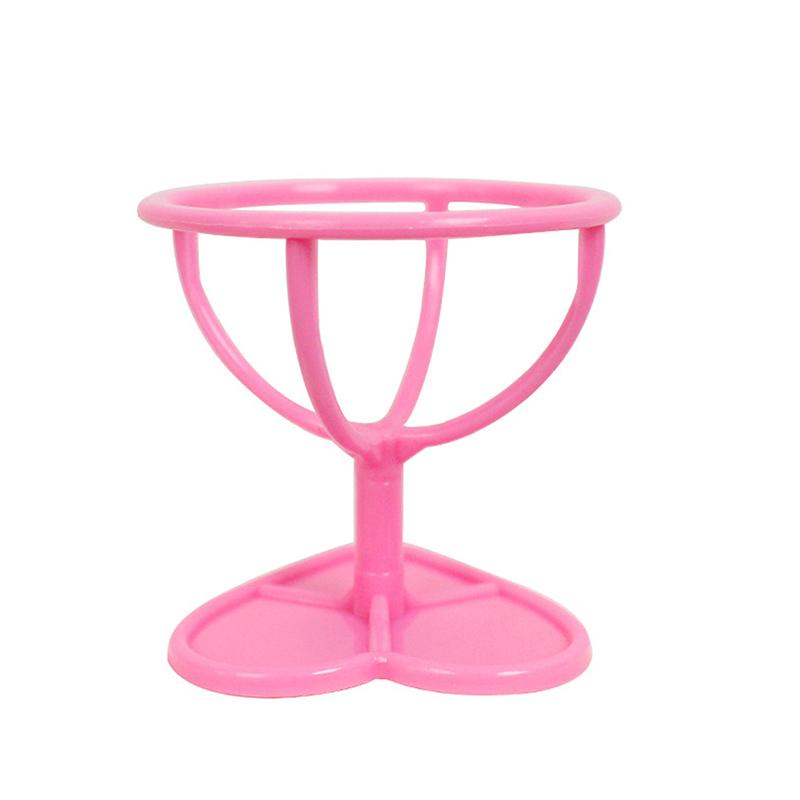 

Полка для пуховок для макияжа Подставка для хранения пуховок Подставка для сушки губок Подставка для сушки Подставка в форме сердца Держатель для косметического яйца Держатель для пуховок розовый