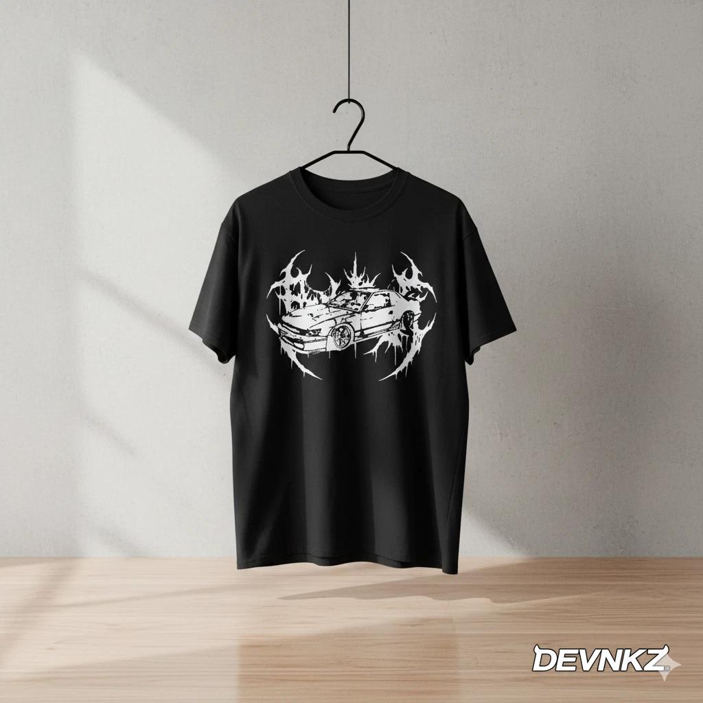 Unisex Adult Casual Graphic Metal JDM Car Graphic T-Shirt dergrod S... XL