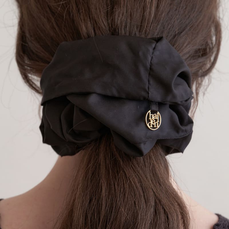 

halden big mild лого кулон резинка для волос (H019_черный) black