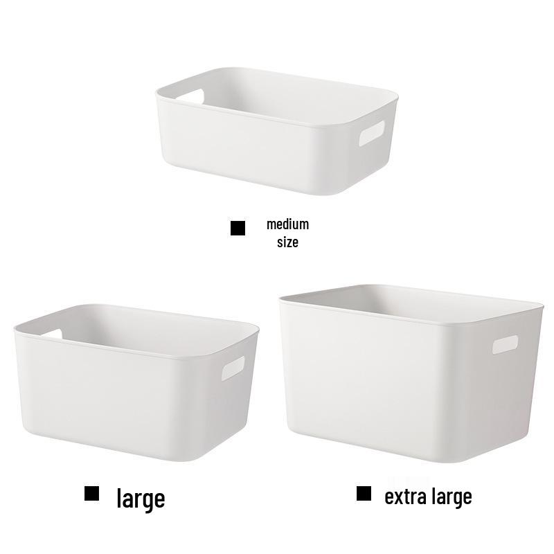 Multi-purpose Plastic Storage Basket for Cosmetics, Snacks, and Kitchen Items