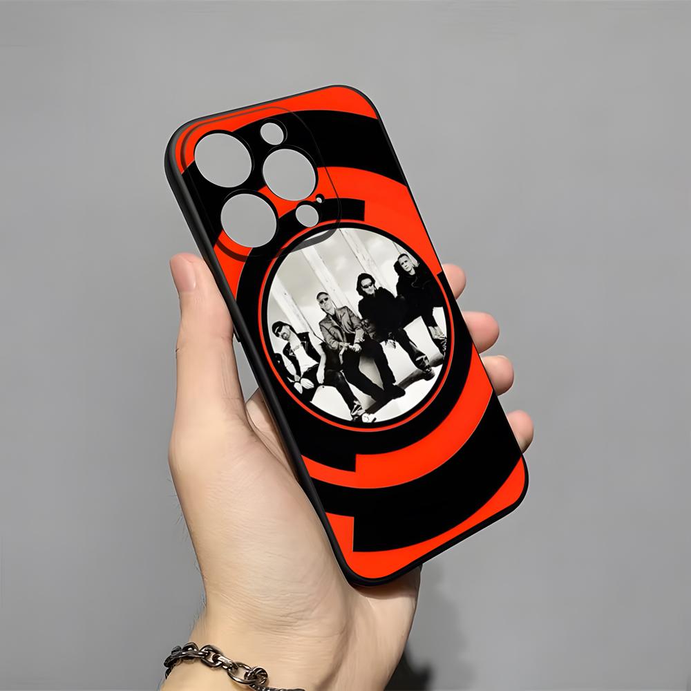 U2 Band Phone Case For IPhone 17 Pro Max 16 15 14 Pro Max 13 11 X Xs Xr 8 7Plus Silicone Cover