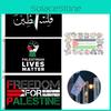 علم فلسطين عالي الجودة 90*150 سم شكل مربع مادة البوليستر