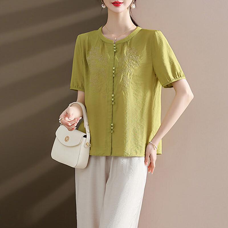 New Chinese Style Summer Short-Sleeve Set for Women