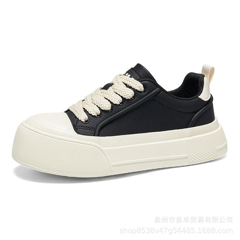 

Niche light luxury low-top thick-soled comfortable cushioning sports shoes outdoor casual shoes 39 чёрный