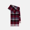 Red 100% wool scarf, simple autumn and winter atmosphere, scarf, high-end sense, versatile shawl 2025 gift